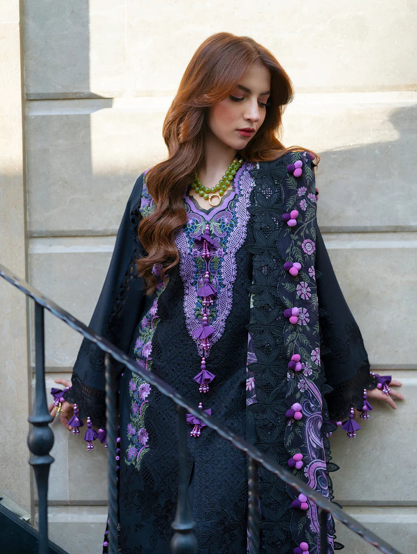 Jade Premium 3 Piece Lawn Chikankari Embroidered With Digital Printed Jacquard Dupatta-5240 FS