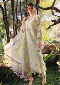 Premium 3 Piece Lawn Maria b Luxury 3 Unstitched Embroidered Lawn With Printed Chiffon Dupatta - FT Mb 1205