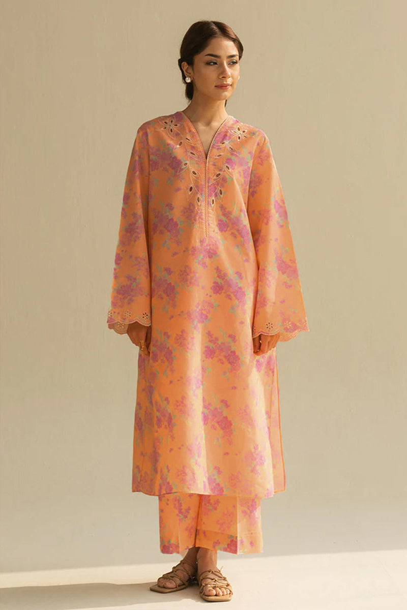 Premium 2 Piece Printed Lawn - 1540 FS