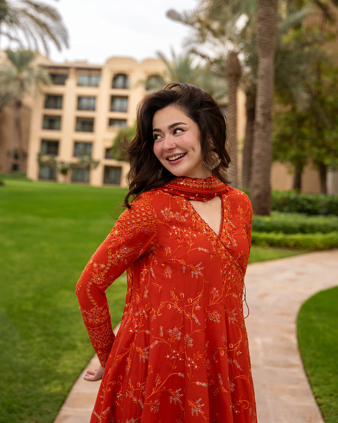 Faiza Saqlain - Premium 3 Piece LAWN EMBROIDERED SHIRT WITH Chiffon EMB DUPATTA AND TROUSER - FT 052