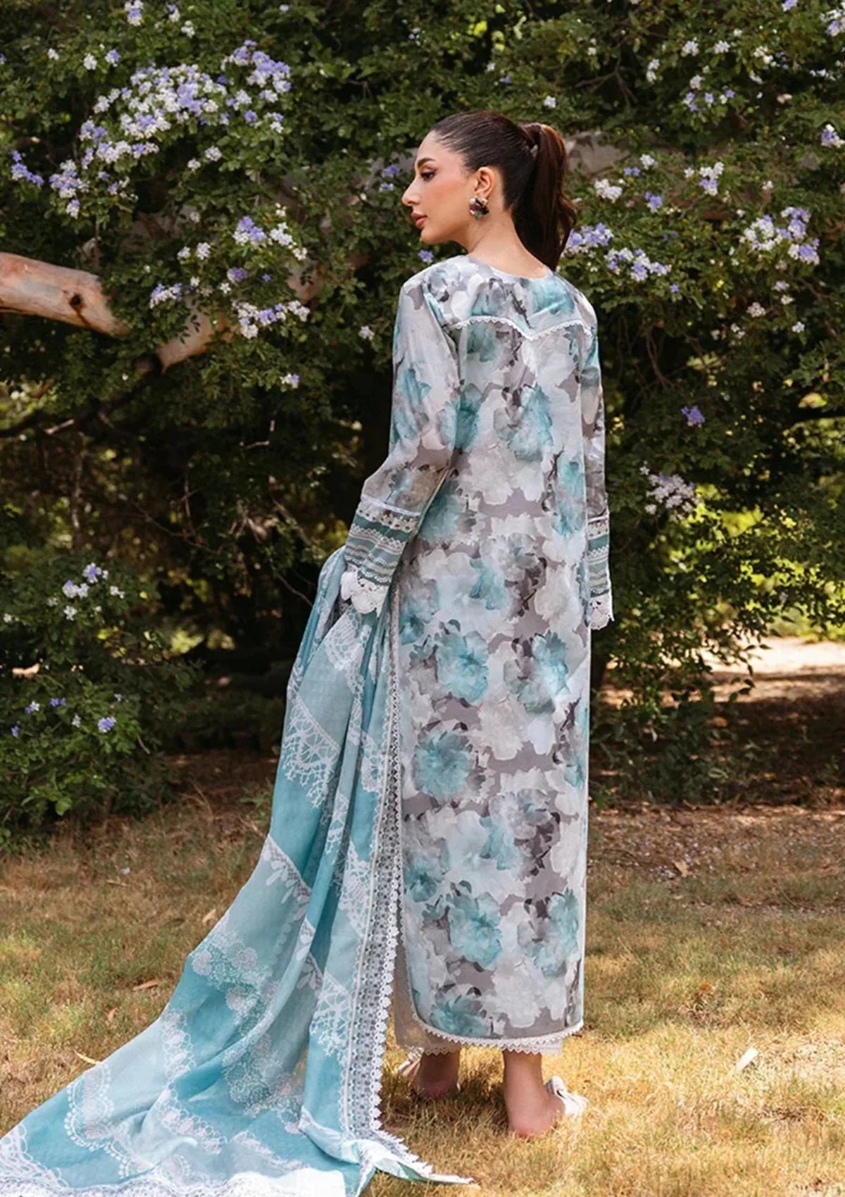 Premium 3 Piece Lawn Lawn Printed Shirt With Digital Printed Dupatta-1624 FS