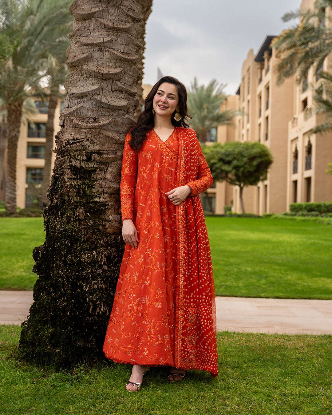 Faiza Saqlain - Premium 3 Piece LAWN EMBROIDERED SHIRT WITH Chiffon EMB DUPATTA AND TROUSER - FT 052