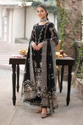 Kahaf 3PC LAWN EMBROIDERED SHIRT WITH  chiffon Dupatta AND TROUSER - NK 041 FT