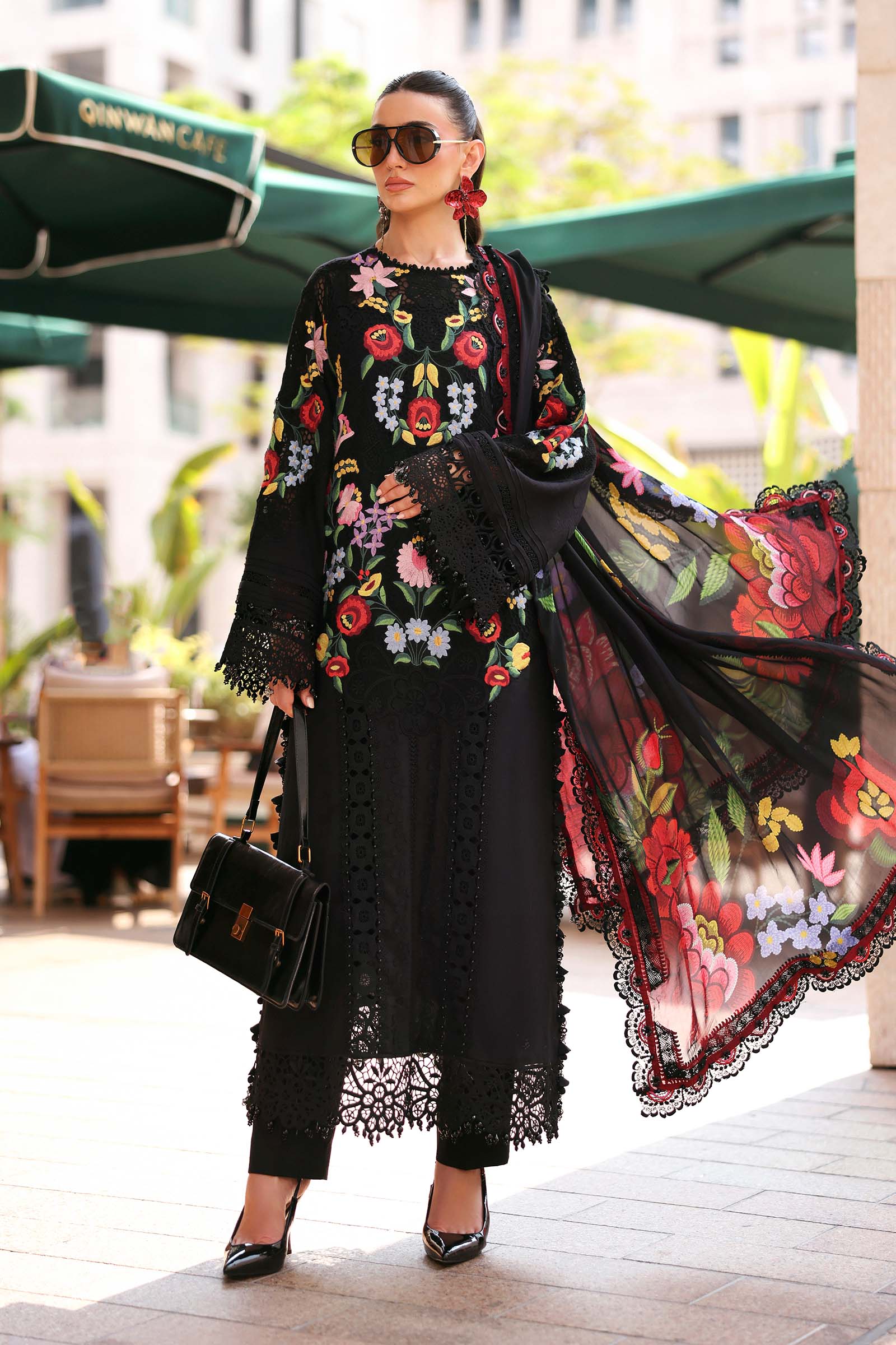 Maria B Premium 3 Piece Embroidered Chikankari Lawn Suit - 5303 FS