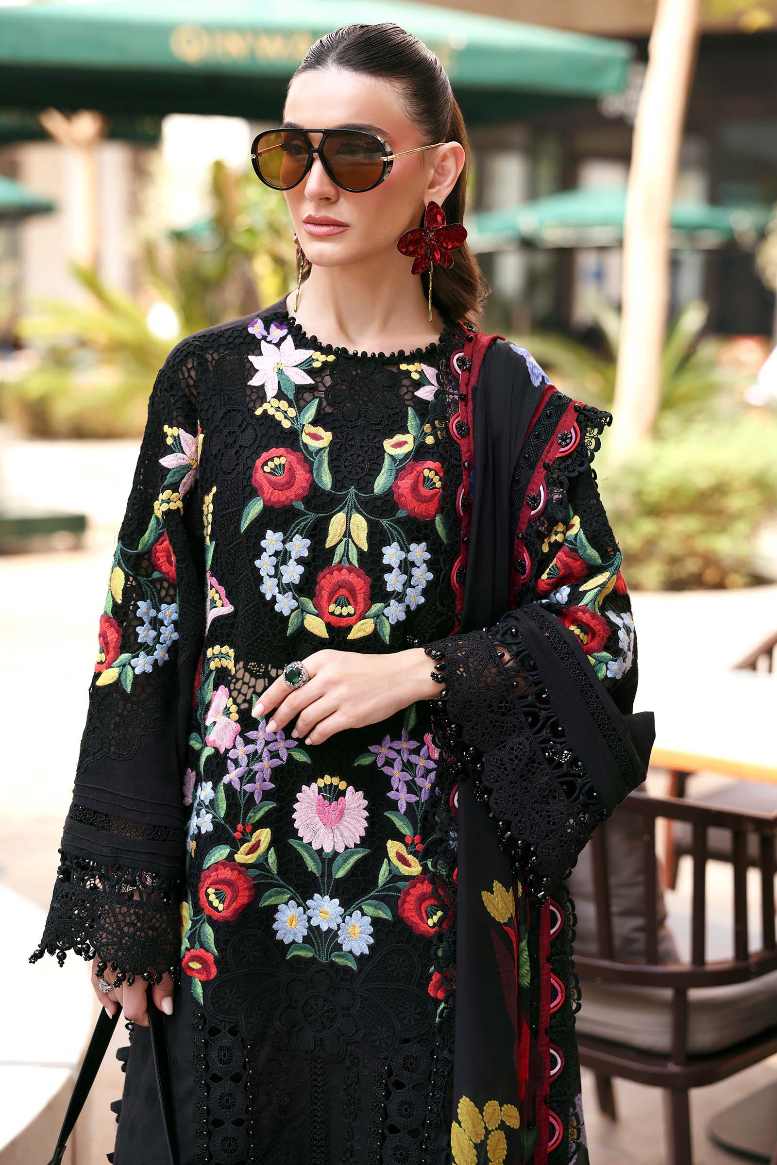Maria B Premium 3 Piece Embroidered Chikankari Lawn Suit - 5303 FS