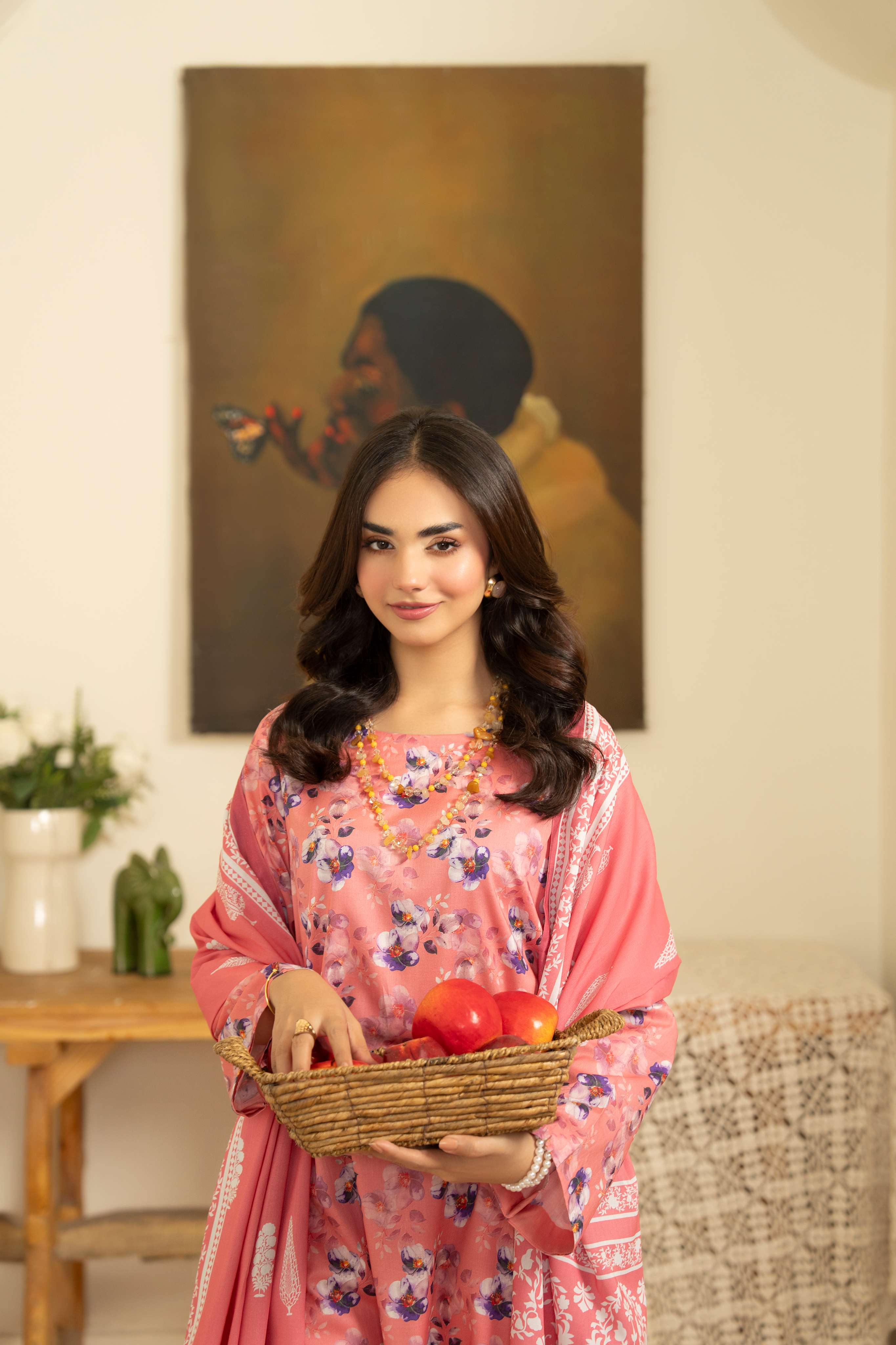 Maisa Premium 3 Piece Lawn PRINTED SHIRT WITH LAWN PRINT DUPATTA AND CAMBRIC TROUSER-P-4510