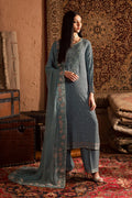 Batik - Premium 3 Piece LAWN EMBROIDERED SHIRT WITH Chiffon EMB DUPATTA AND TROUSER - FT 051