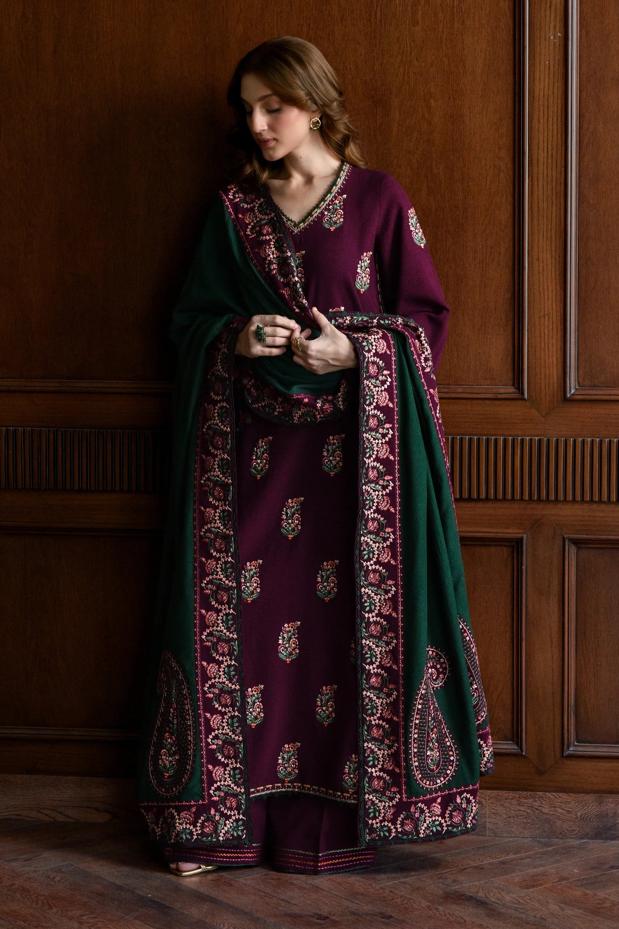 BATIK-3PC LAWN EMBROIDERED SHIRT WITH LAWN EMBROIDERED DUPATTA AND TROUSER-BIC-4797