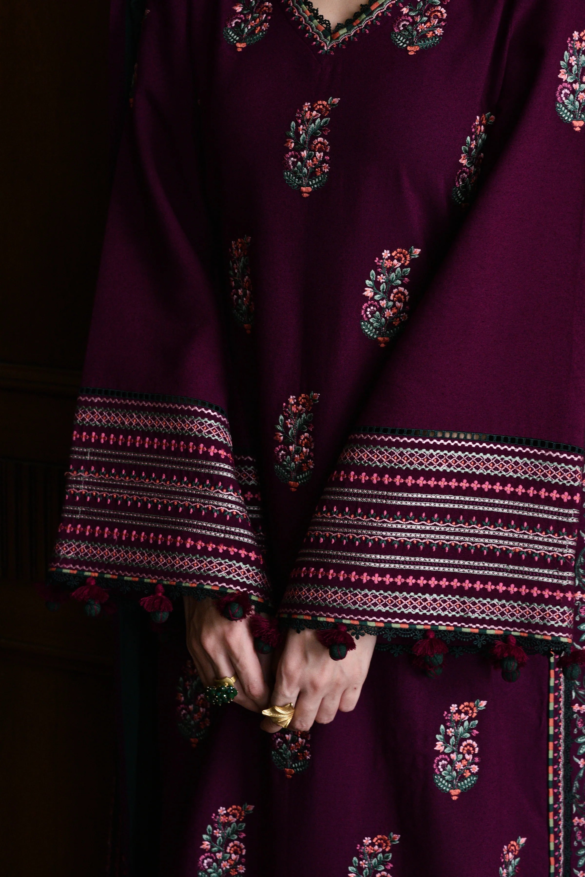 BATIK-3PC LAWN EMBROIDERED SHIRT WITH LAWN EMBROIDERED DUPATTA AND TROUSER-BIC-4797