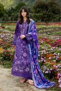Mushq - Premium 3 Piece LAWN Embroidered SHIRT WITH Printed Silk DUPATTA AND TROUSER - JN 203