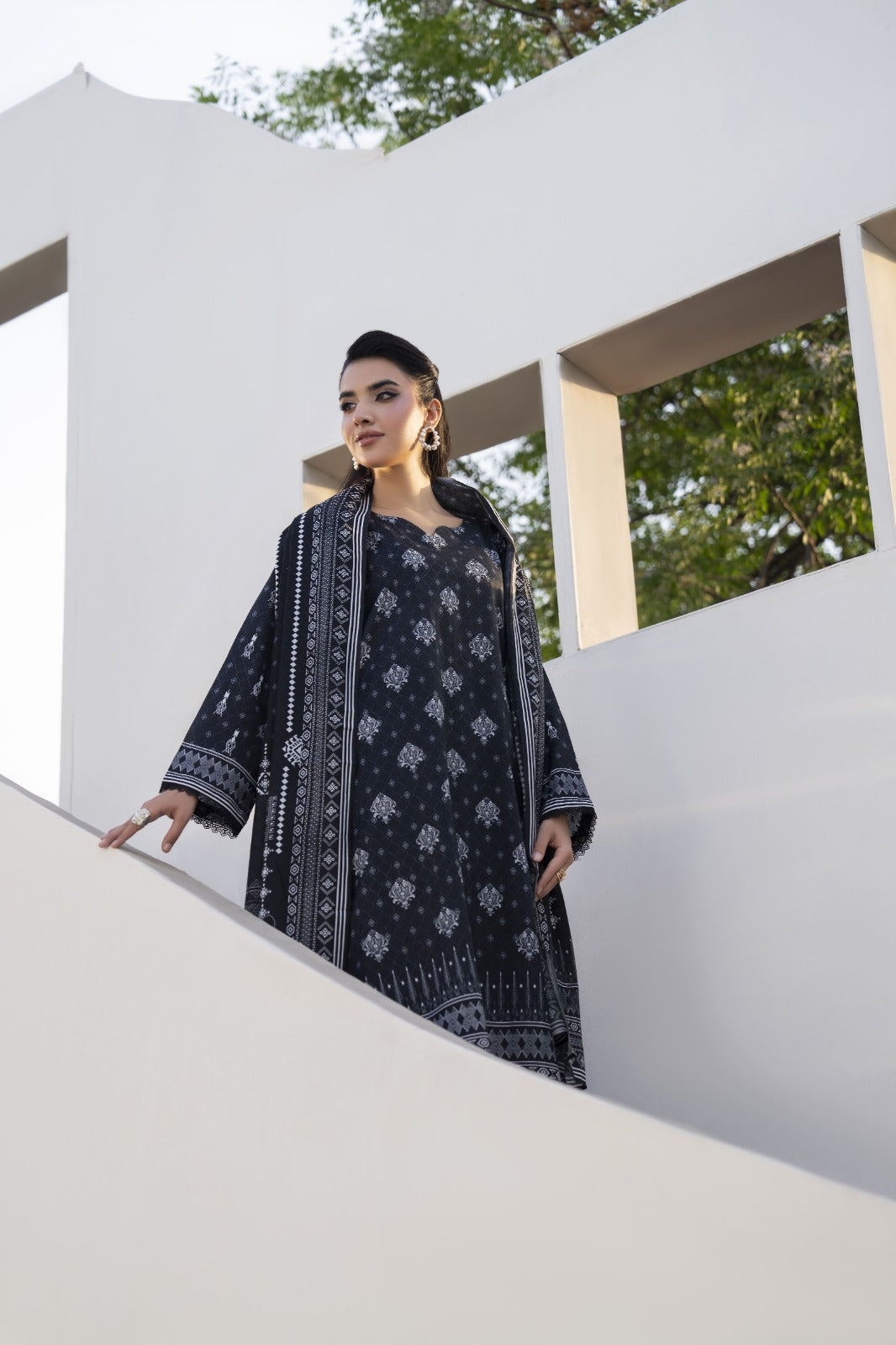 Maisa 3PC Premium 3 Piece Lawn PRINTED SHIRT WITH LAWN PRINT DUPATTA AND CAMBRIC TROUSER-P-4520