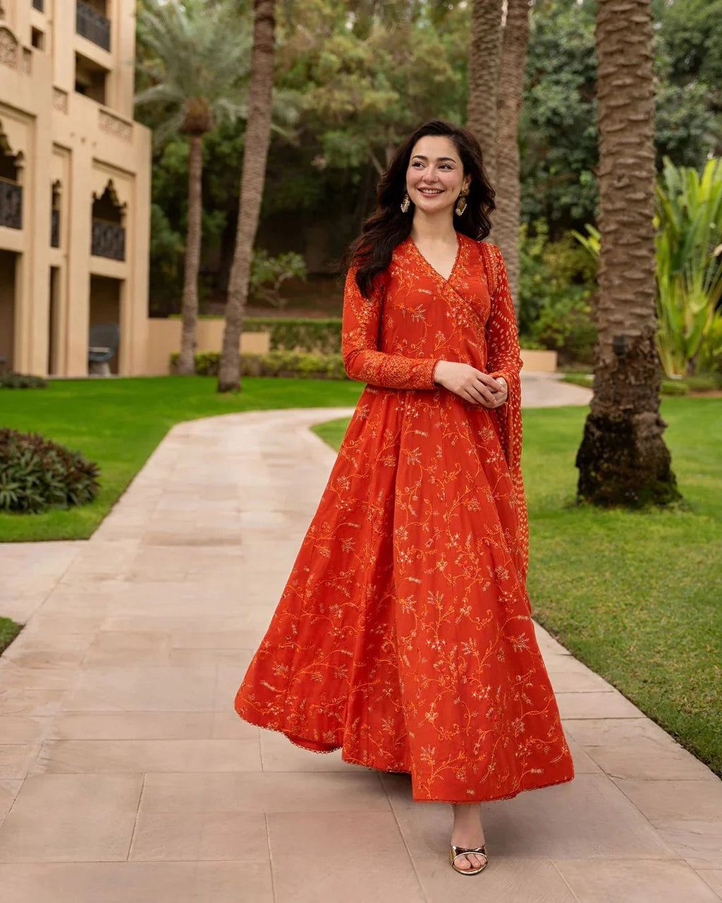Faiza Saqlain - Premium 3 Piece LAWN EMBROIDERED SHIRT WITH Chiffon EMB DUPATTA AND TROUSER - FT 052